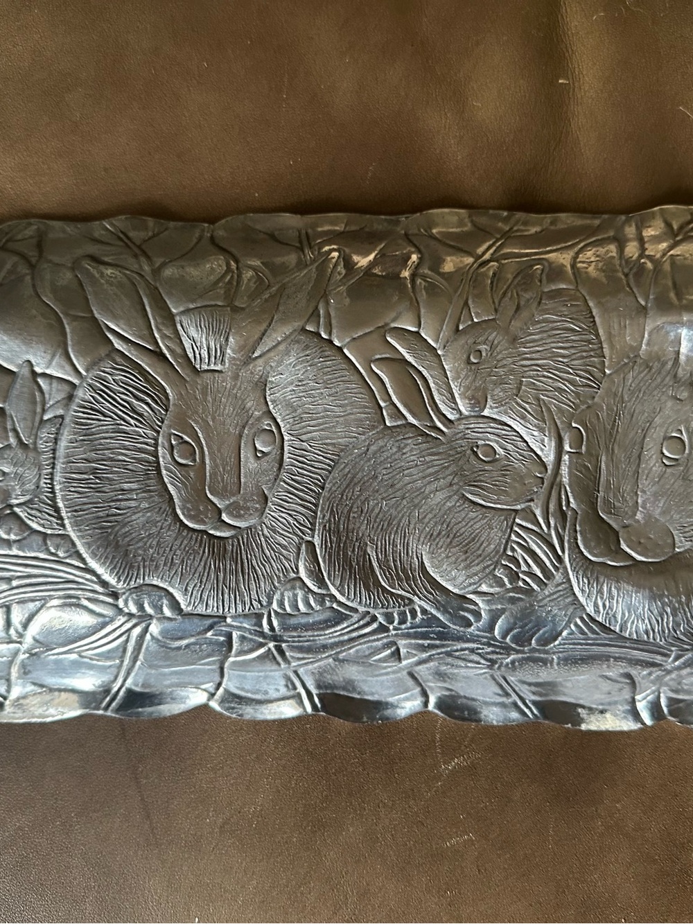 Arthur Court Rabbit Tray - Picture 5 of 6